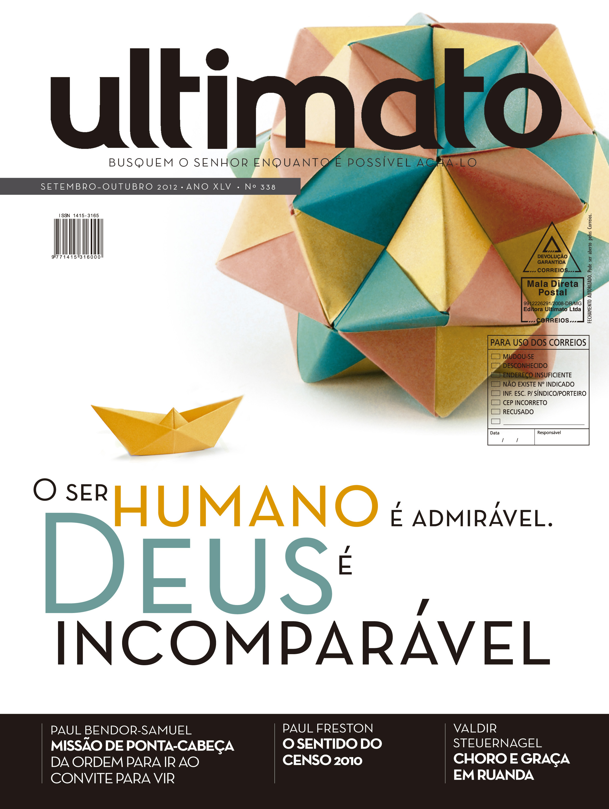 O ser humano  admirvel. Deus  incomparvel